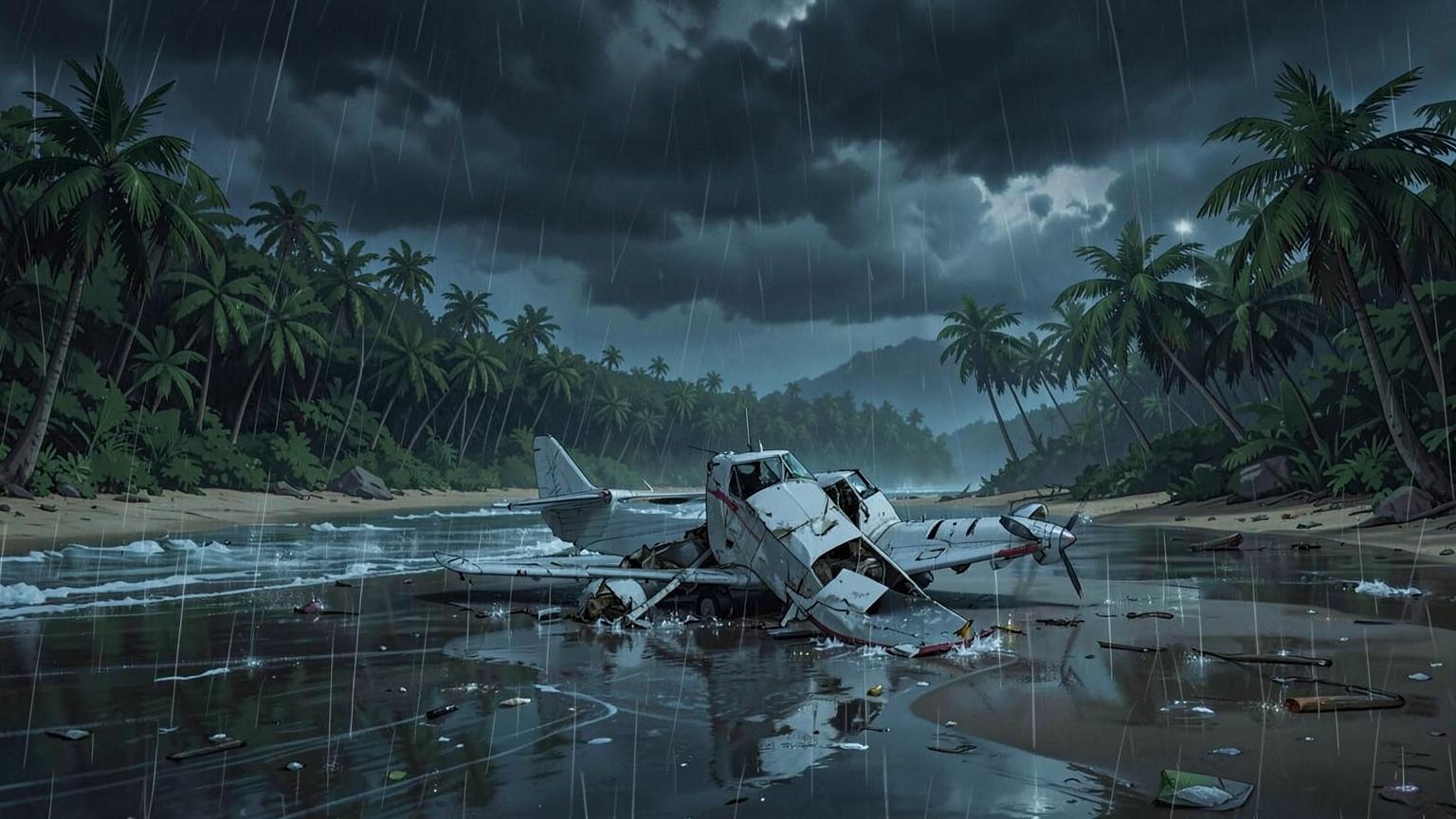 The Crash survival story scene